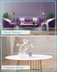 Room and Tabletop Design Services in Saudi Arabia